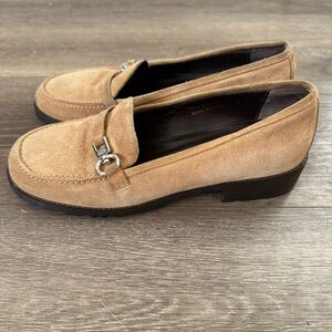 Coach Tan Suede Loafers